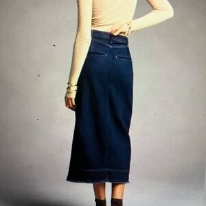 Pilcro Dark Denim Pencil Skirt-Size 14P